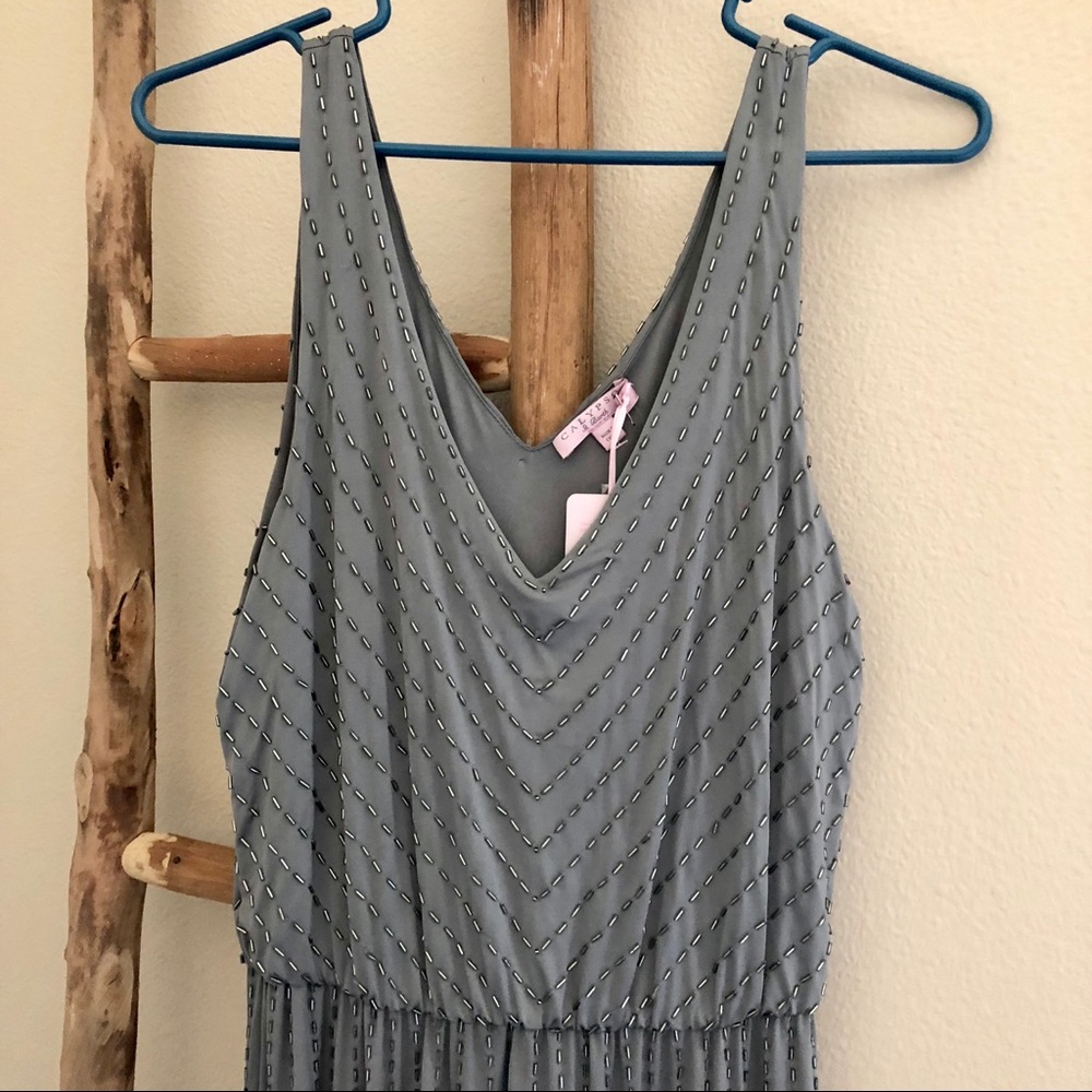 NWT Calypso St. Barth’s Beaded Gown sz XS
